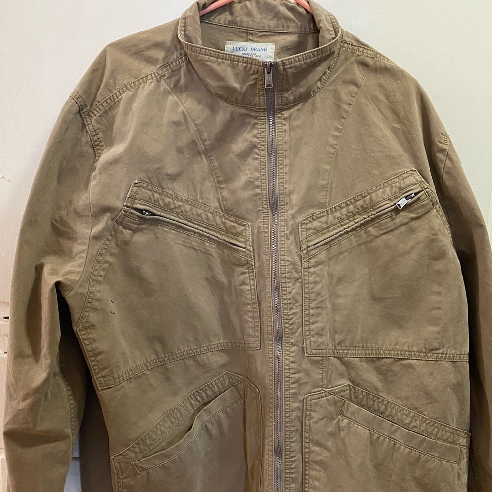 lucky brand brown coat